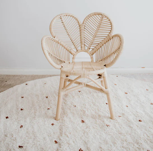 Silla de flores de ratán para niños, decoración de mimbre increíblemente bonita, nuevo diseño - Product Image 1