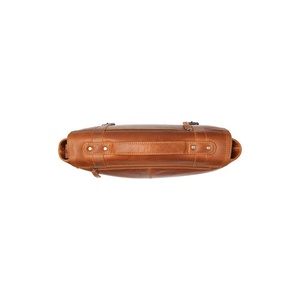 Chất Lượng Cao Da Messenger Túi Người Đàn Ông Cổ Điển Nâu Máy Tính Xách Tay Túi Da Satchel <span class=keywords><strong>18</strong></span>-<span class=keywords><strong>Inch</strong></span> Độn Nâu Da Máy Tính Túi - Product Image 4