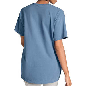 T-shirt d'été en coton à manches courtes pour femmes-Hauts de sport décontractés solides avec séchage rapide et caractéristiques respirantes Options personnalisables - Product Image 6