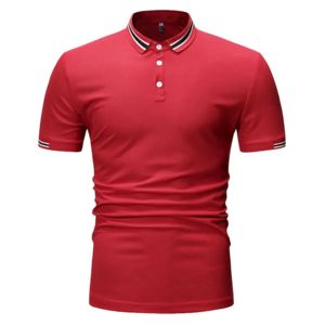 Polo pour homme en coton de haute qualité sur mesure Votre propre conception Polo à manches courtes pour homme T-shirt décontracté respirant d'été pour homme Polo - Product Image 3