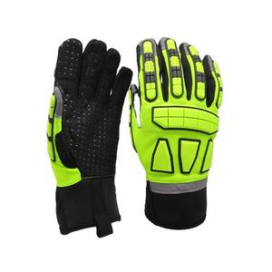 Gants de sécurité robustes en TPR, anti-coupure, antidérapants, anti-choc, en cuir, latex, nylon, PVC, coton, HPPE, pour la vente en gros - Product Image 2