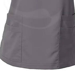 Conjuntos superiores médicos hombres mujeres Unisex cuello en V Spandex Hospital enfermería Scrub uniformes mujer Jogger Scrub Set - Product Image 4