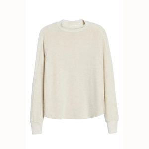 Custom Women's <b>Curved</b> <b>Hem</b> Thermal Mock Neck <b>T</b> <b>Shirt</b> for <b>men</b> - Product Image 5