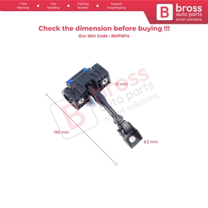 BDP1674 Charnière de porte arrière double cabine avec limiteur de freinage pour Crafter MK2 e-Crafter TGE 2017-actuel 7CA839249A - Product Image 6