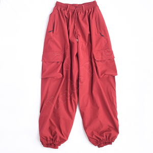 Pantalones de Nieve Impermeables y Cortavientos al por Mayor con Cintura Ajustable, Bolsillos con Cremallera, Forro Cálido, 10.000 mm, Cintura Elástica para Deportes al Aire Libre - Product Image 1