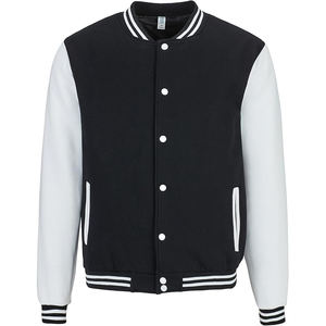 Veste bomber décontractée en coton léger pour homme, brodée, style baseball, veste universitaire, boutonnée, mode, vente en gros, hiver - Product Image 1