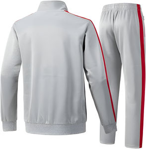 Venta al por mayor de chándales de los hombres de 2 piezas Trajes de chándal para los hombres de manga larga Trajes atléticos con cremallera completa - Product Image 2