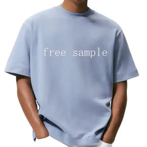 2025 alta calidad nueva llegada personalizada camiseta de gran tamaño hombres de alta calidad de gran tamaño camisetas de peso pesado para hombres 100% algodón Vantag - Product Image 5