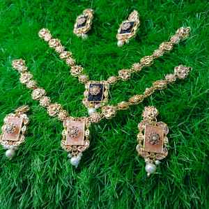 Conjunto de joyería de estilo tradicional indio pakistaní al por mayor conjunto de joyería de collar de nuevo diseño más vendido para mujer - Product Image 5