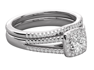 Venta Directa de Fábrica, Anillos de Compromiso con Diamantes de Corte Brillante Cultivados en Laboratorio, Chapados en Oro de 14K, Certificados por IGI, Precio Bajo - Product Image 3