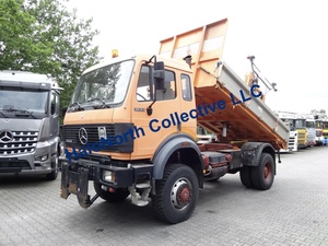 Camion à benne basculante léger Mercedes Ben z 4x4 d'occasion de 1993 avec direction à gauche, caméra arrière, moteur diesel - Product Image 3