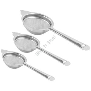 Prix de gros crépine en acier inoxydable de qualité supérieure avec poignée et design classique écologique certifié LFGB - Product Image 2