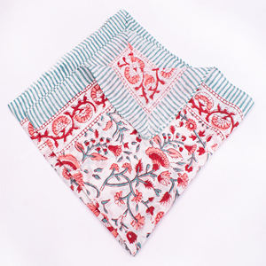 Bandana en coton imprimé floral, impression couleur de qualité supérieure, doux, confortable, polyvalent, accessoire pour cheveux, foulard, couvre-visage - Product Image 2