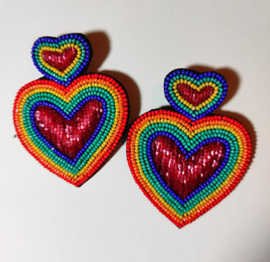 Nueva joyería de moda, pendientes bordados, pendientes hechos a mano con cuentas para mujeres y niñas de la India - Product Image 3