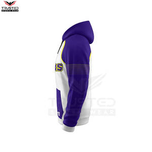 Sudaderas con capucha personalizadas para hombre con diseño OEM de estilo callejero de alta calidad 100% algodón para hombre, sudaderas con capucha transpirables de manga completa para hombre - Product Image 3