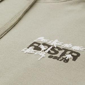 เสื้อฮู้ดดี้ทรงโอเวอร์ไซส์ผ้าเฟรนช์เทอร์รี่ลายนูน Fit2Fight ลายกราฟิกสั่งทำพิเศษ ผ้าฝ้าย 100% สำหรับผู้ชาย พิมพ์ลายพัฟ - Product Image 5