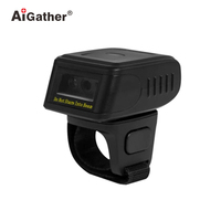 Mini scanner de code-barres portable à porter sur le doigt 1D/2D Scanner de code-barres mains libres Bluetooth - Portable et léger