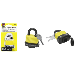 Easy Work 40mm Weatherproof <b>Padlock</b> 6-Pack - Product Image 2