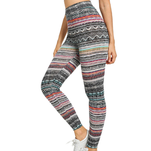 Leggings pour femmes à motif sublimé, taille élastique extensible, collants OEM imprimés en gros, vêtements de motard sur jambes - Product Image 5