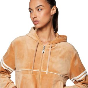 Sweat à capuche zippé de luxe pour femmes de haute qualité, confortable et polyvalent, avec options de marque personnalisées - Product Image 5