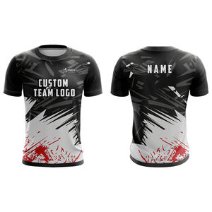 Ensembles de maillots et shorts de flag football personnalisables avec numéro et nom du joueur, 100 % polyester, respirants, séchage rapide, grandes tailles - Product Image 4