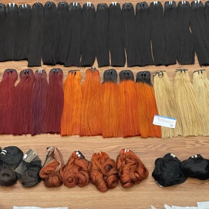 Trame à la machine vietnamienne à double tirage Extensions de cheveux de toutes les couleurs Cheveux bruts Big Stock Os Straight 6-32 pouces Qhair - Product Image 2