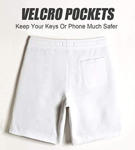 ขายส่งผ้าฝ้ายขนแกะฝรั่งเศสเทอร์รี่กางเกงขาสั้นผู้ชายโลโก้ที่กําหนดเองผู้ชายเหงื่อกางเกงขาสั้นย์กางเกงขาสั้นกีฬากลางแจ้งแบบสบายๆ - Product Image 2