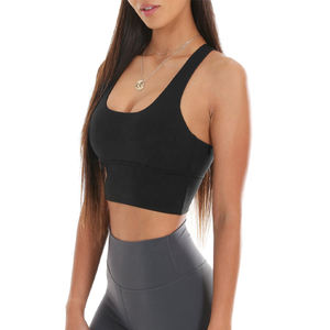 Women Fitness Bra For Sale In Stock Women Fitness Bra Top Quality Women fitness Bra Outdoor Use with silicon printing logo - Product Image 6