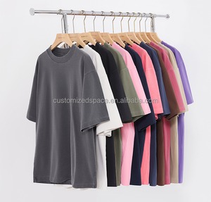 เสื้อยืดผ้าฝ้ายแขนสั้นโอเวอร์ไซส์สำหรับผู้ชายเสื้อยืดใส่ได้ทั้งชายและหญิงเสื้อแนวสตรีทซักด้วยกรดแบบวินเทจเสื้อยืดสำหรับ Y2K - Product Image 3