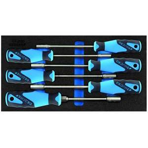 Juego de llaves de vaso Gedore de 6 piezas con mango 3C en el estuche Check-Tool Modul - Product Image 1