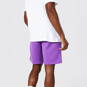 Pantalones Cortos Deportivos de Felpa para Hombre con Logotipo Personalizado Bordado, Transpirables, con Cordón en la Cintura, para Gimnasio y Fitness - Product Image 4