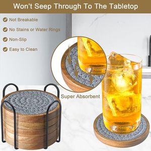 Latest Design Breaded Cotton Rope and Wooden <b>Table</b> <b>Coaster</b> for Wedding Birthday Parties Banquets Decoration Beaded <b>Table</b> <b>Coaster</b> - Product Image 5
