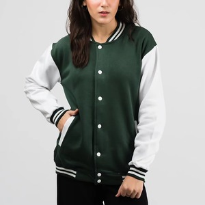 Vestes de baseball en cuir pour femmes, vestes de baseball personnalisées de haute qualité, manches en cuir et laine respirante, vestes universitaires - Product Image 5