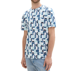 T-shirts de sport respirants à séchage rapide en polyester/coton de haute qualité pour hommes, impression par sublimation, derniers modèles - Product Image 1