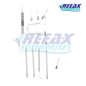 REEAX ENTERPRISES Instrumentos microquirúrgicos oftálmicos oculares de acero inoxidable reutilizables la base de herramientas quirúrgicas - Product Image 2
