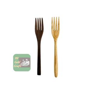 Cuillères à café en bois pour dessert au miel et crème glacée vaisselle écologique naturelle en gros - Product Image 2