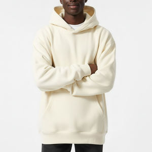 Sweat à capuche zippé de qualité supérieure avec logo en relief personnalisé, coupe classique, impression par transfert thermique, 100% coton pour homme - Product Image 6