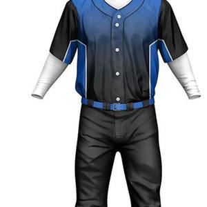 ชุดกีฬาเบสบอลสีตามสั่ง ผลิตตามแบบที่ต้องการ เนื้อผ้าโพลีเอสเตอร์ 100% น้ำหนักเบา ทนทาน ระบายอากาศได้ดี แห้งเร็ว สำหรับผู้ใหญ่ 男女兼用 - Product Image 5