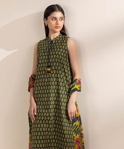 New Arrival Stylish Heavy Embroidered Lawn & Cotton <b>Dress</b> <b>for</b> <b>Women</b> Collection Ladies Shalwar Kameez <b>Suits</b> OEM Service - Product Image 2