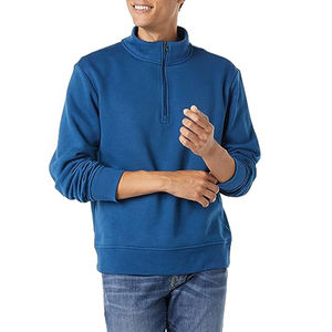 Pullover Custom Logo Half-zip Fleece Oversized <b>Sweatshirt</b> Custom Half Zip Streetwear Long Sleeve Crop Top <b>Yoga</b> Shirt - Product Image 1