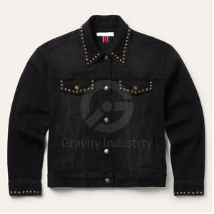 Veste en jean pour homme surdimensionnée, personnalisée, best-seller de l'hiver, 100% coton, écologique, respirante, design personnalisé sur le devant, dernier modèle, pas cher - Product Image 1