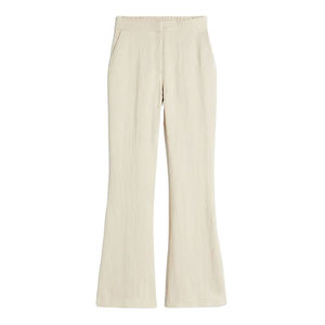 Hot Sale New Women <b>Flare</b> Trousers and Solid Color <b>Low</b> <b>Waist</b> Straight Custom Logo and Plus Size for Women - Product Image 1