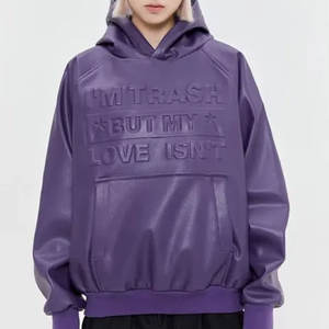 Fabricants Poids lourd Nouveau Produit populaire Surdimensionné Logo personnalisé gaufré en cuir véritable Toile Vestes formelles pour hommes Tendance 2025 - Product Image 2