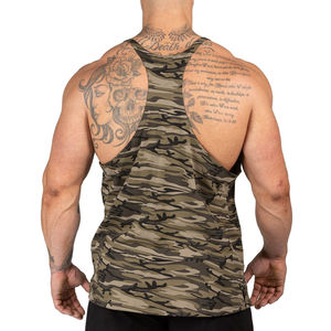 Ropa de culturismo de secado rápido con logotipo personalizado de alta calidad, camisetas sin mangas para hombre, precios al por mayor, diseño de cuello redondo, camisetas sin mangas para hombre - Product Image 4