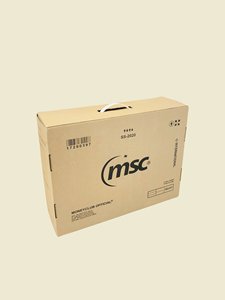 Carpetas de papel de cartón corrugado de alta calidad, cartón de envío de etiqueta privada para embalaje de zapatos, materiales reciclados, impresión flexográfica - Product Image 3