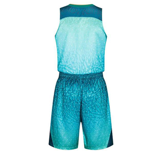 Equipo de baloncesto deportivo personalizado para hombres, venta al por mayor, uniforme de club de equipo con pantalones cortos impresos, diseño de sublimación, uniforme de baloncesto - Product Image 6