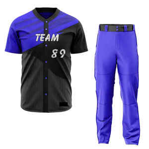 Uniforme de béisbol para jóvenes Uniforme de béisbol de talla grande de calidad superior Uniforme de béisbol para hombres Uniformes de béisbol - Product Image 5