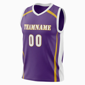 Uniformes de basket-ball personnalisés de haute qualité Tops imprimés à la mode pour hommes et jeunes Ssets de basket-ball - Product Image 5