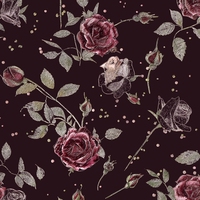 Tela de Poliéster Koshibo Chiffon con Estampado Digital de Flores Personalizado para Vestidos de Novia en Canadá, Diseño de Tops