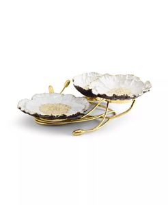 Ensemble de bols de service décoratifs en aluminium faits à la main, écologiques, pour mariage de luxe, multi-bols, pour desserts, collations, fruits secs - Product Image 4